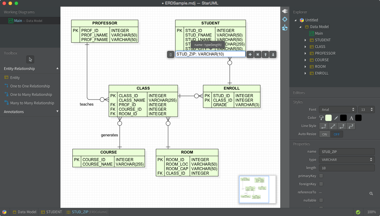 Entity-Relation Diagram