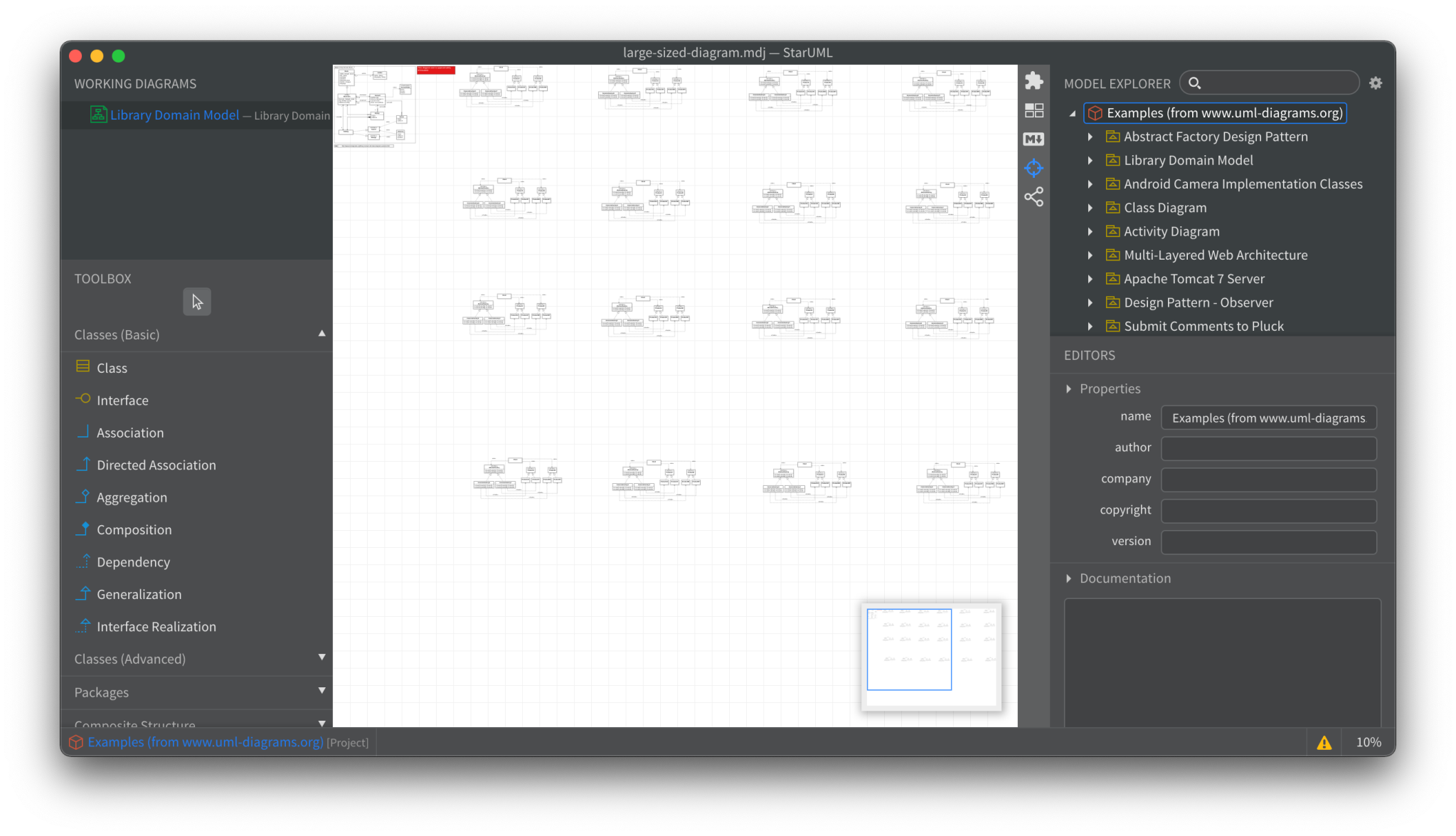 Very large-sized diagram